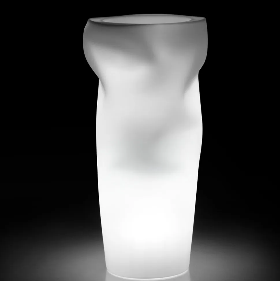 Vaso Luminoso da Esterno in Polietilene Opaco Realizzato in Italia - Fiero