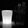Vaso Luminoso Decorativo in Polietilene con Luce LED Made in Italy - Pucca