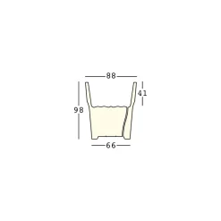 Vaso Luminoso Decorativo in Polietilene con Luce LED Made in Italy - Pucca