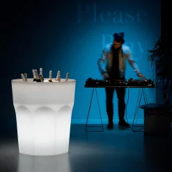 Vaso Luminoso Decorativo in Polietilene con Luce LED Made in Italy - Pucca