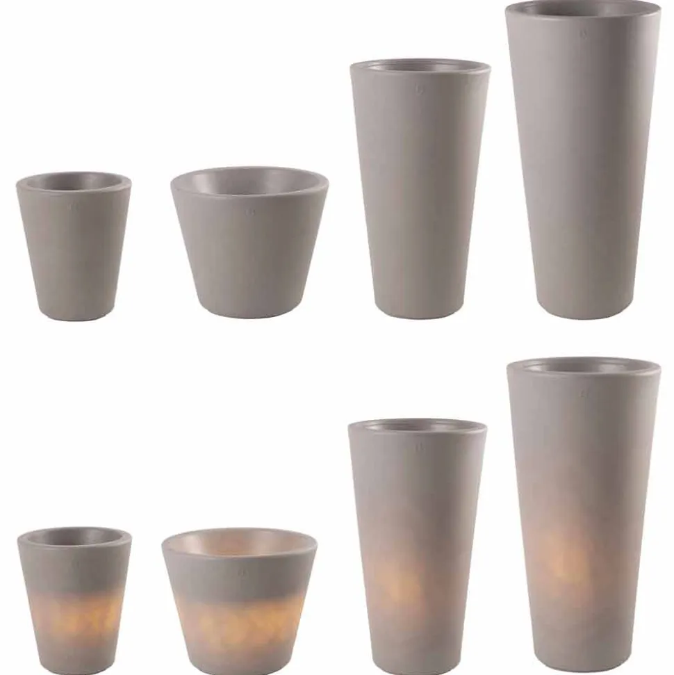 Vaso Luminoso per Esterni e Interni, Design Colorato in 3 Dimensioni - Vasostar