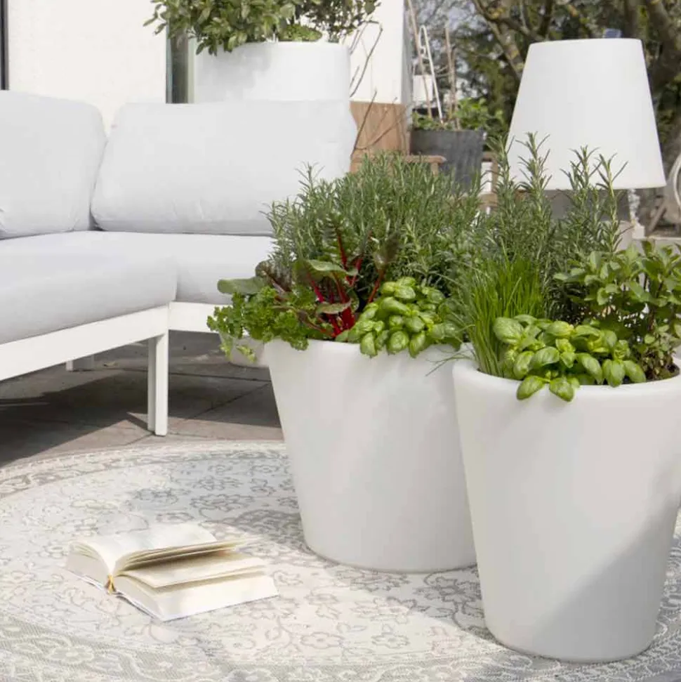 Vaso Luminoso per Esterni e Interni, Design Colorato in 3 Dimensioni - Vasostar
