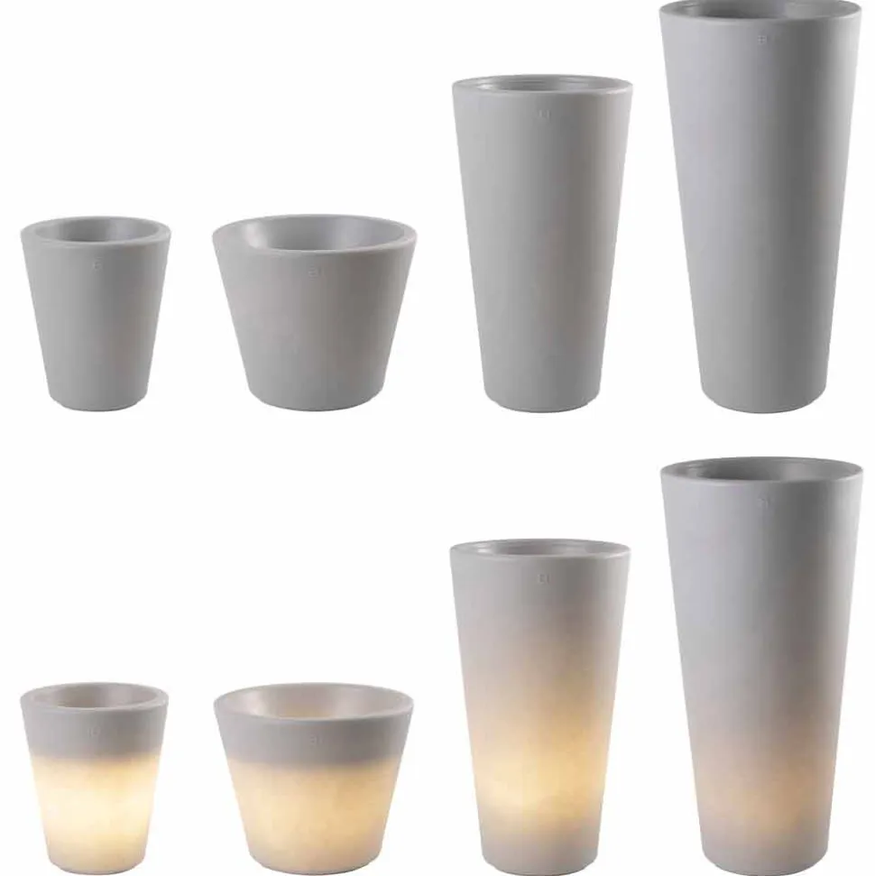 Vaso Luminoso per Esterni e Interni, Design Colorato in 3 Dimensioni - Vasostar