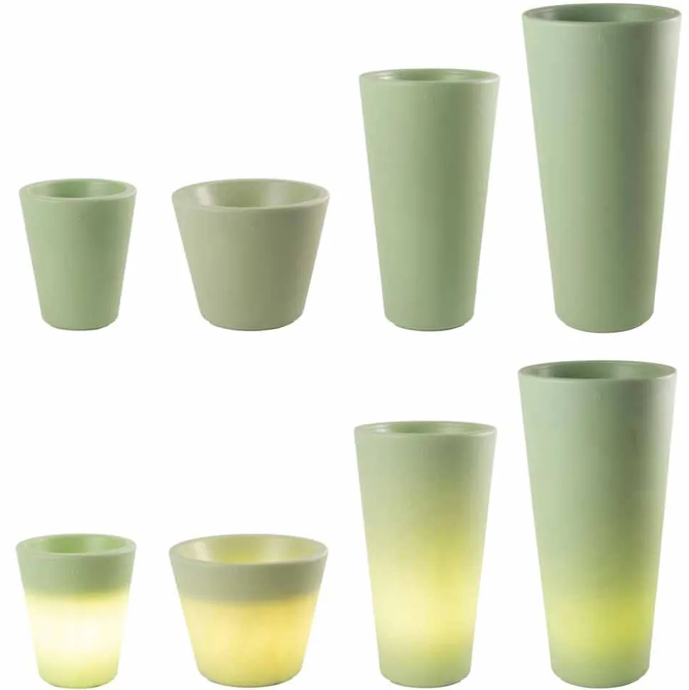 Vaso Luminoso per Esterni e Interni, Design Colorato in 3 Dimensioni - Vasostar