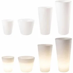 Vaso Luminoso per Esterni e Interni, Design Colorato in 3 Dimensioni - Vasostar