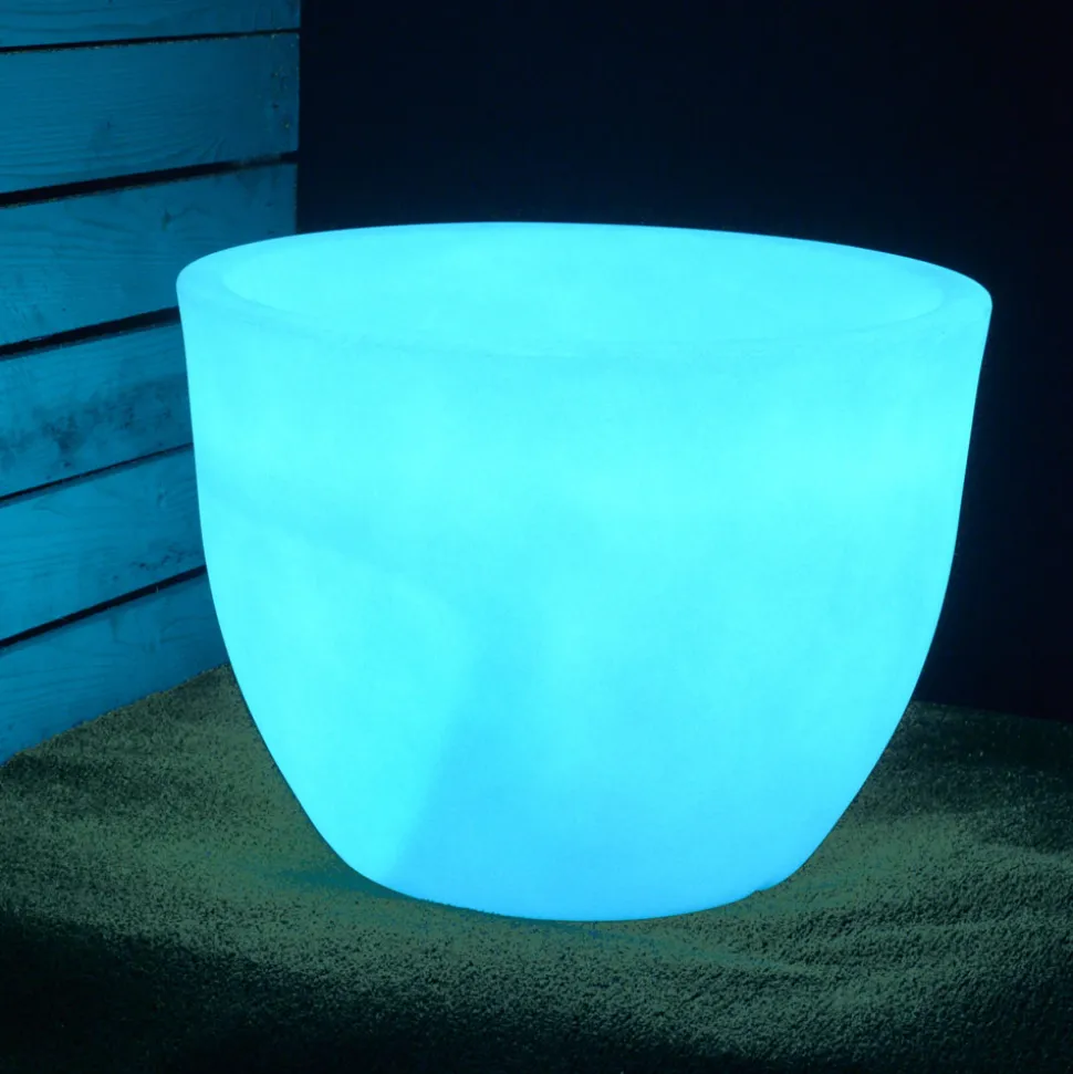 Vaso per Interno o Esterno Fluorescente 3 Dimensioni Made in Italy - Fluos