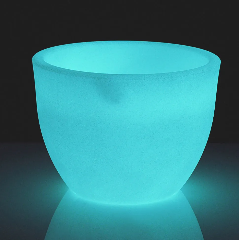 Vaso per Interno o Esterno Fluorescente 3 Dimensioni Made in Italy - Fluos