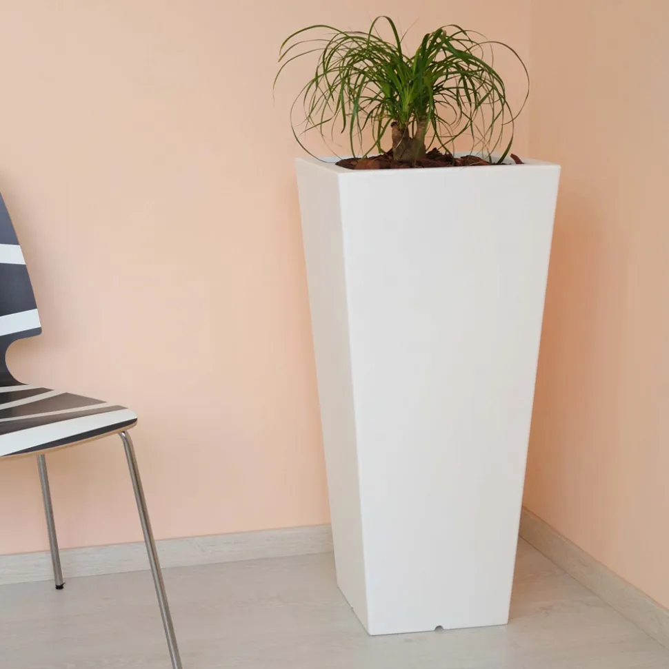 Vaso Quadrato da Giardino Colorato Fluo e con Luce Made in Italy - Avanas