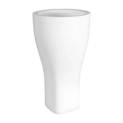 Vaso Rotondo Colorato da Giardino in Polietilene Made in Italy - Tremont