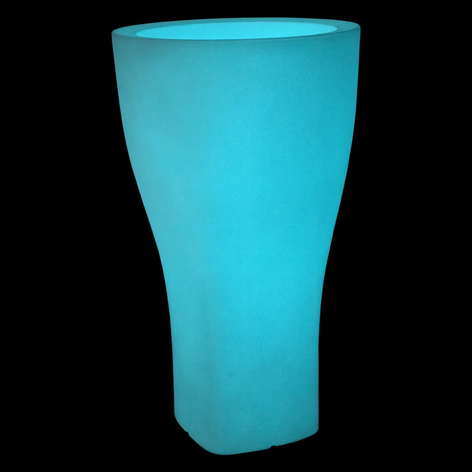 Vaso Rotondo Colorato da Giardino in Polietilene Made in Italy - Tremont