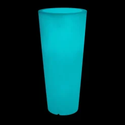 Vaso Tondo da Giardino Colorato Fluo e con Luce Made in Italy - Avanas
