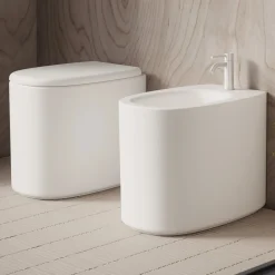 Vaso WC a Terra in Ceramica di Diversi Colori Made in Italy - Ragazza