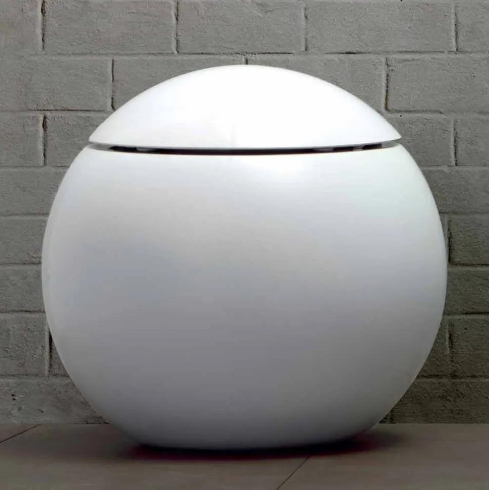Vaso WC di Design a Sfera Fatto in Italia in Ceramica Fanna