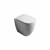 Vaso WC in ceramica bianca design moderno Shine Square H50 Rimless