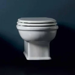 Vaso WC sospeso di design in ceramica bianca Style 54x36 made in Italy