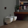 Vaso WC sospeso in ceramica design moderno Star 50x35 made in Italy