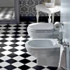 Vaso Wc Sospeso Stile Vintage in Ceramica Bianca Made in Italy – Marwa