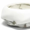 Vassoio di Design Rotondo in Marmo Arabescato Made in Italy - Casimir