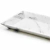 Vassoio Rettangolare in Marmo Bianco di Carrara Made in Italy - Vassili