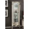 Vetrina Classica con Anta in Legno Bianco o Noce Made in Italy - Caligola
