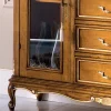 Vetrina Soggiorno in Legno con 2 Ante e 5 Cassetti Made in Italy - Richard