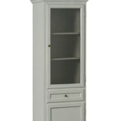 Vetrinetta con 1 Anta in Vetro, 1 Cassetto e 1 Anta in Legno Made in Italy - Camene