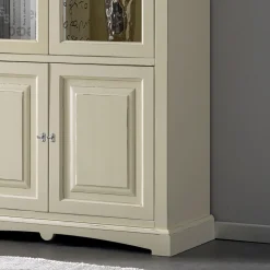 Vetrinetta con 2 Ante in Legno e 2 Ante con Vetro Made in Italy - Fenrir