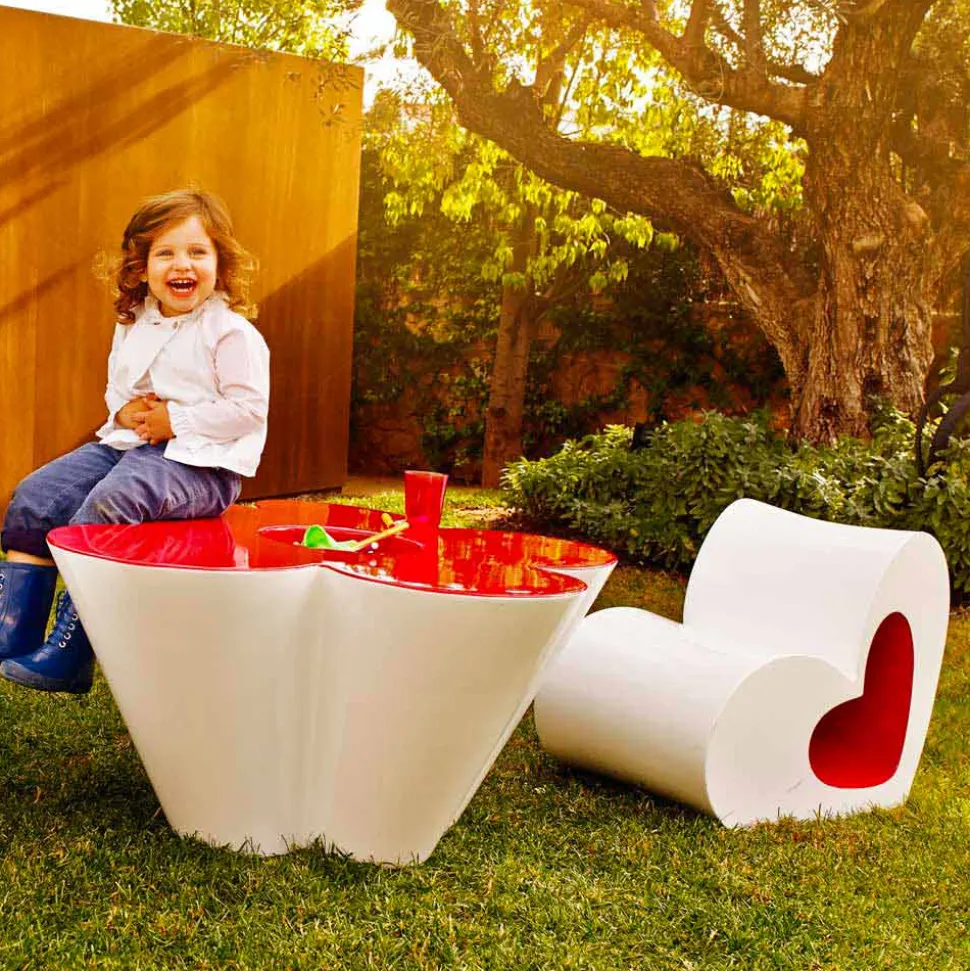 Vondom Agatha tavolino da esterno di design in polietilene colorato