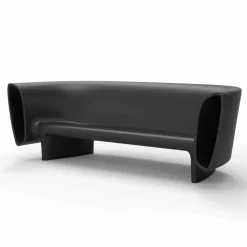 Vondom Bum Bum divano da giardino di design moderno laccato nero