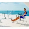 Vondom Delta sedia da giardino di design moderno in polipropilene, 4 pezzi