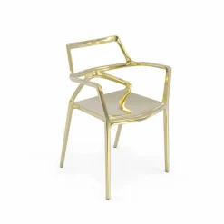 Vondom Delta sedia da giardino di design moderno in polipropilene, 4 pezzi