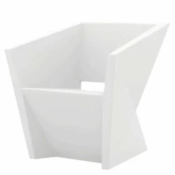 Vondom Faz poltrona da giardino laccata bianca di design moderno