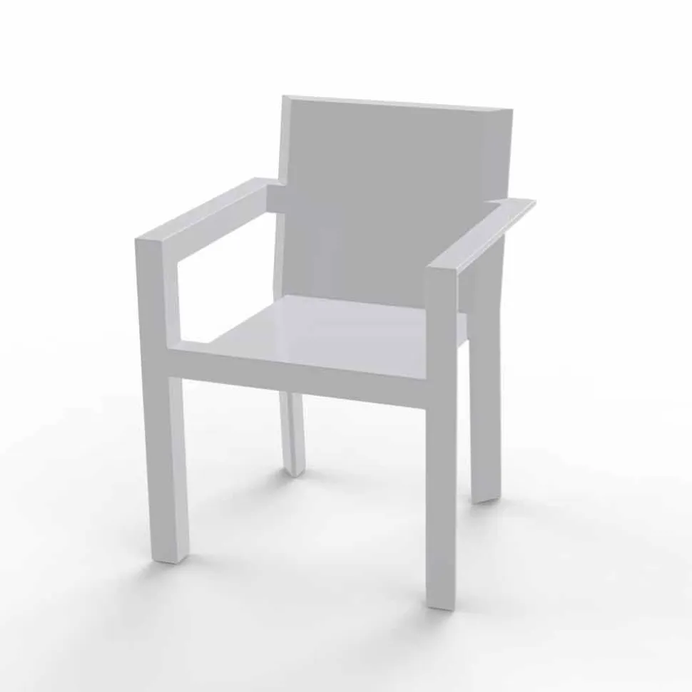 Vondom Frame sedia da giardino con braccioli in resina di polietilene