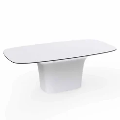 Vondom Ufo tavolo da esterno bianco di design L200xP100 cm