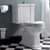 Water Monoblocco Vintage in Ceramica Bianca con Cassetta Made in Italy – Marwa